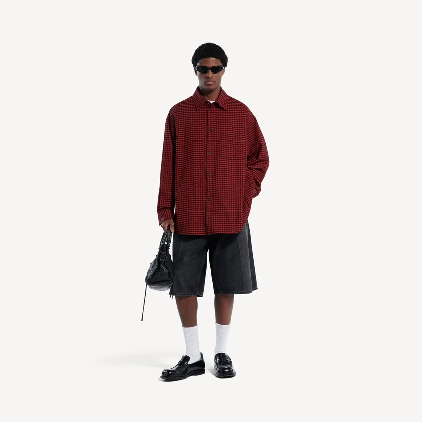 Men’s overshirt in red Men’s overshirt in red