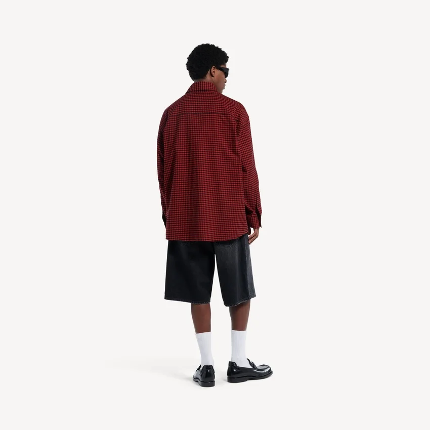 Men’s overshirt in red Men’s overshirt in red