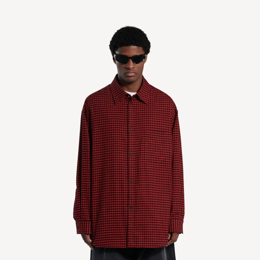 Men’s overshirt in red Men’s overshirt in red