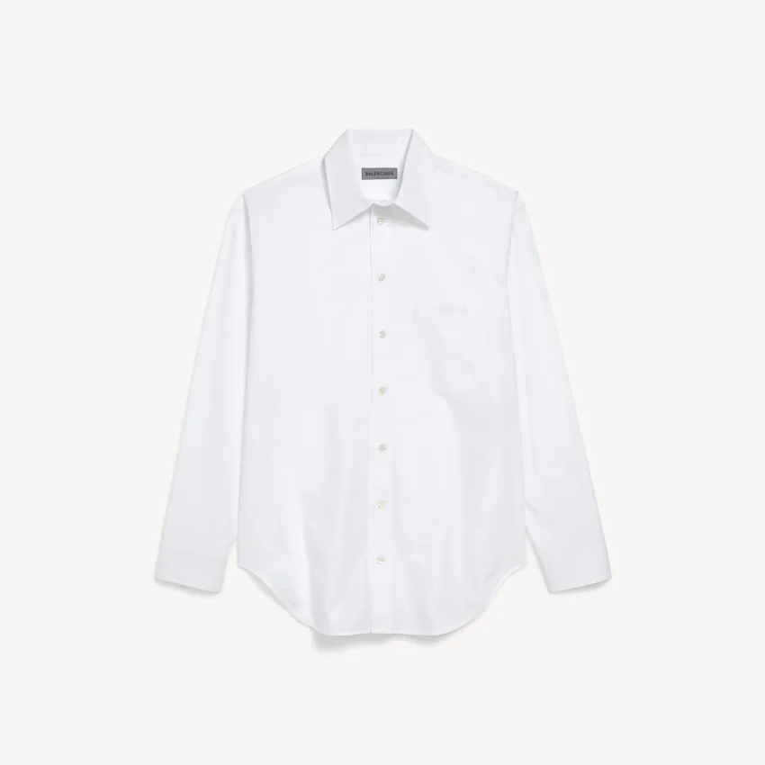 Men’s regular fit shirt in white Men’s regular fit shirt in white
