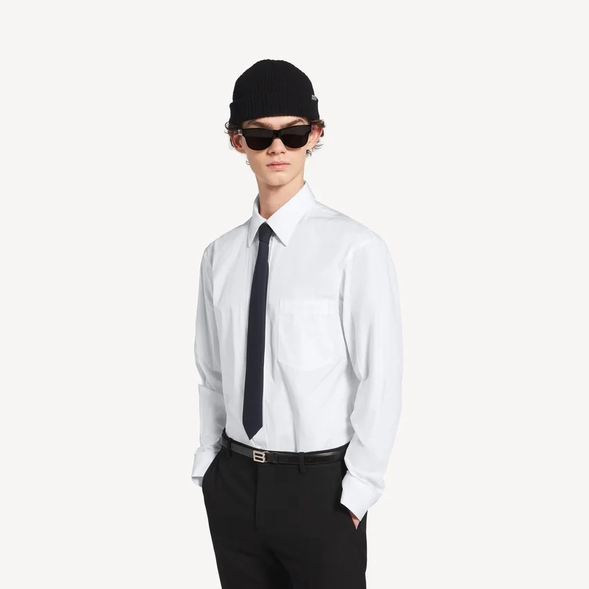 Men’s regular fit shirt in white Men’s regular fit shirt in white