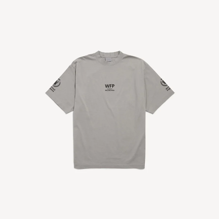 Men’s wfp medium fit t-shirt in balenciaga grey Men’s wfp medium fit t-shirt in balenciaga grey