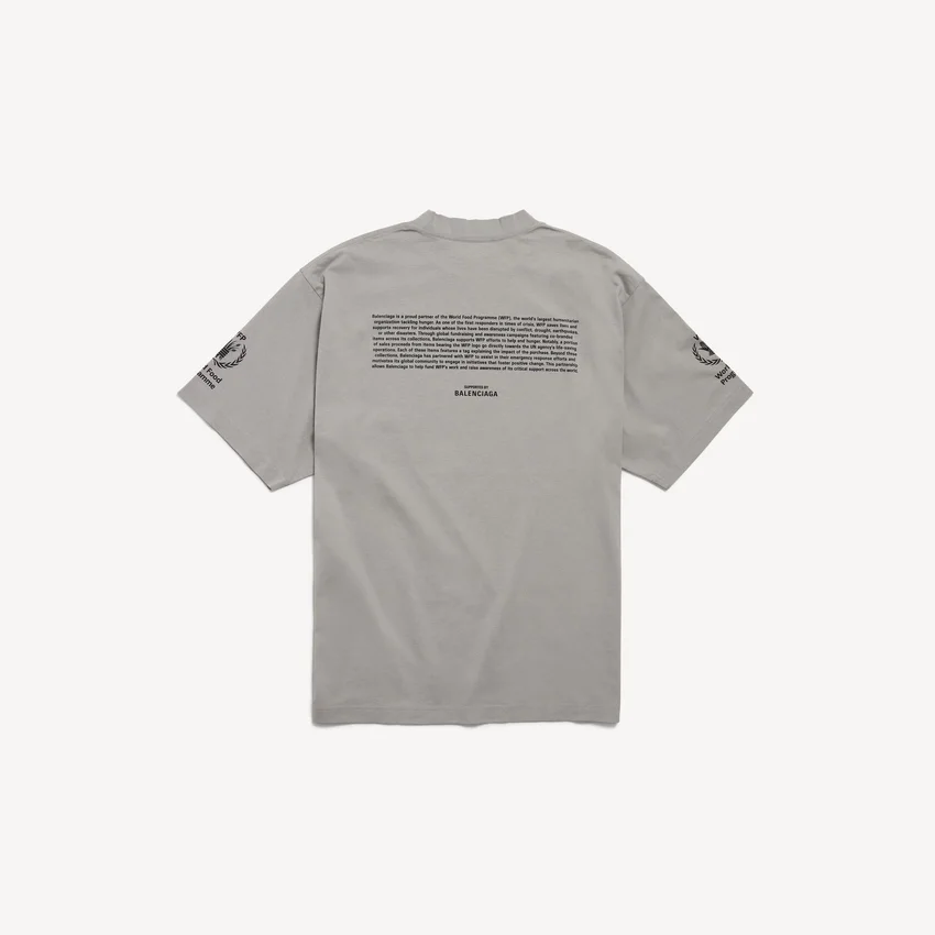 Men’s wfp medium fit t-shirt in balenciaga grey Men’s wfp medium fit t-shirt in balenciaga grey