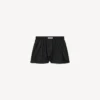 Women’s a-line boxer shorts in black Women’s a-line boxer shorts in black