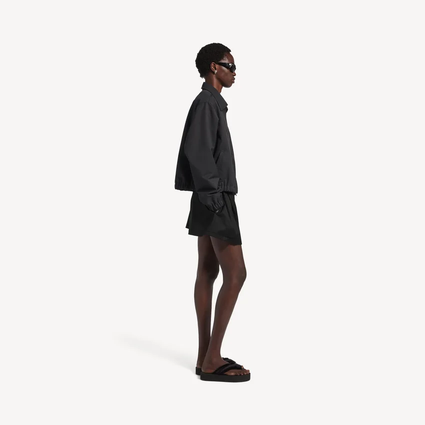 Women’s a-line boxer shorts in black Women’s a-line boxer shorts in black