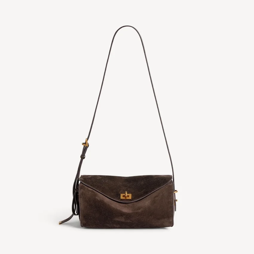 Women’s le 7 shoulder bag medium in moka Women’s le 7 shoulder bag medium in moka