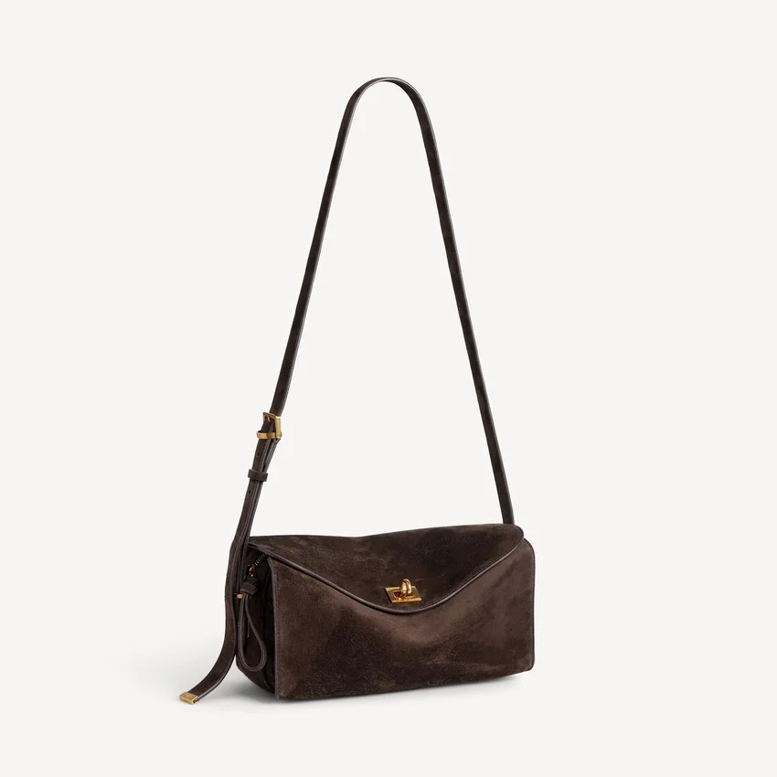 Women’s le 7 shoulder bag medium in moka Women’s le 7 shoulder bag medium in moka