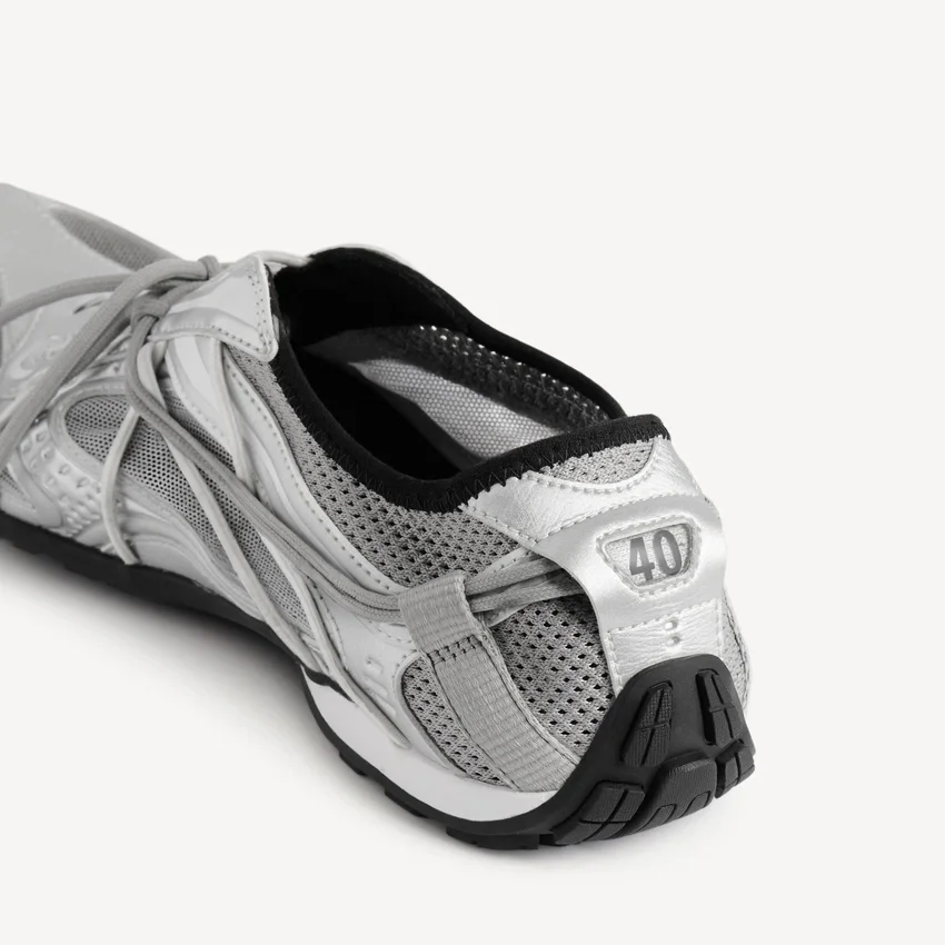 Women’s radar slip-on sneaker in grey/black/white Women’s radar slip-on sneaker in grey/black/white