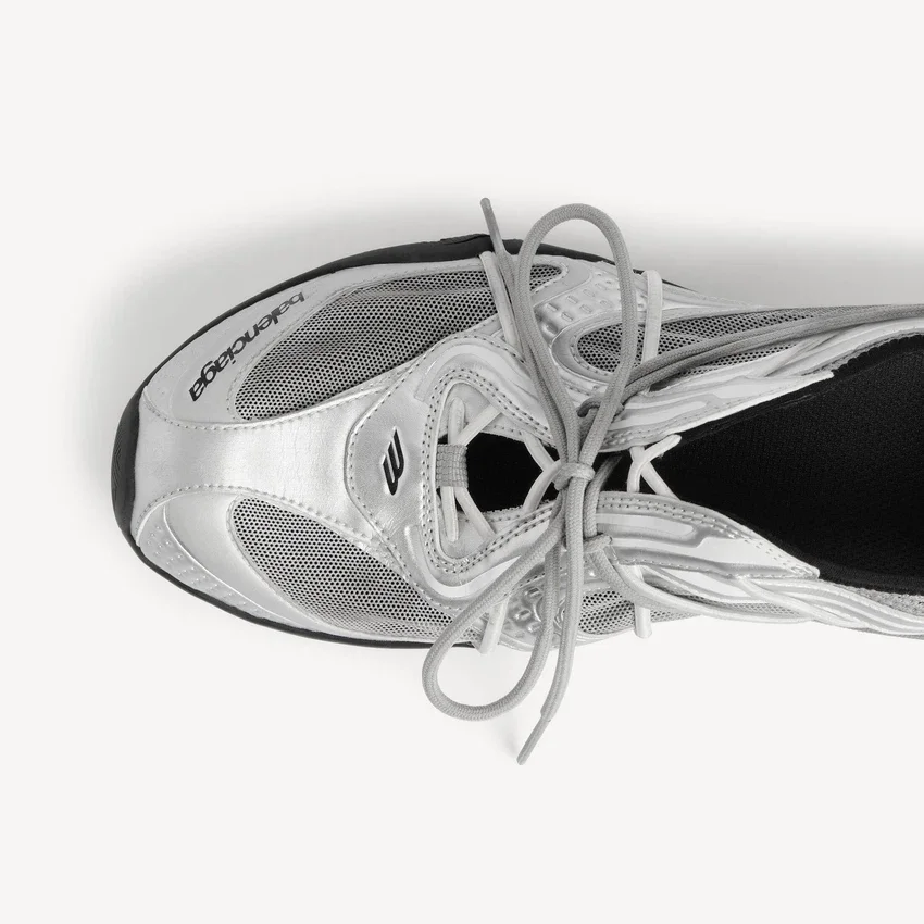 Women’s radar slip-on sneaker in grey/black/white Women’s radar slip-on sneaker in grey/black/white